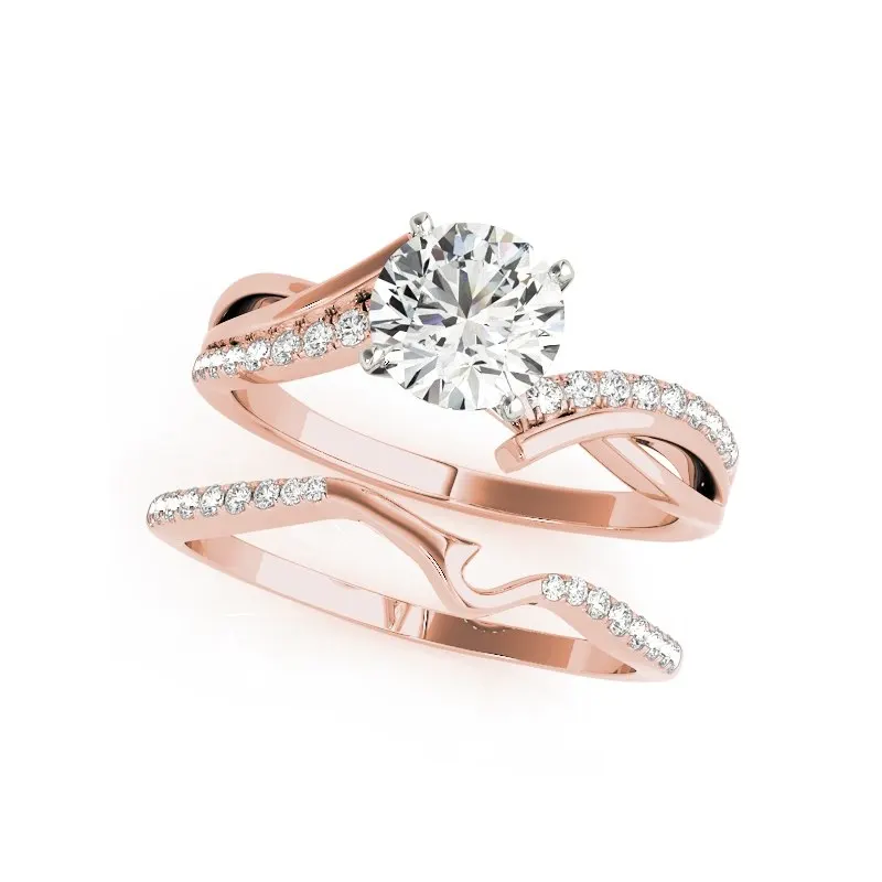 QYI 1.0 ct Round Cut Engagement Ring Sets For Women Fashion Simulated diamond Jewelry 925 Sterling Silver Twist Two Row Rings
QYI 1.0 ct Round Cut Engagement Ring Sets For Women Fashion Simulated diamond Jewelry 925 Sterling Silver Twist Two Row Rings