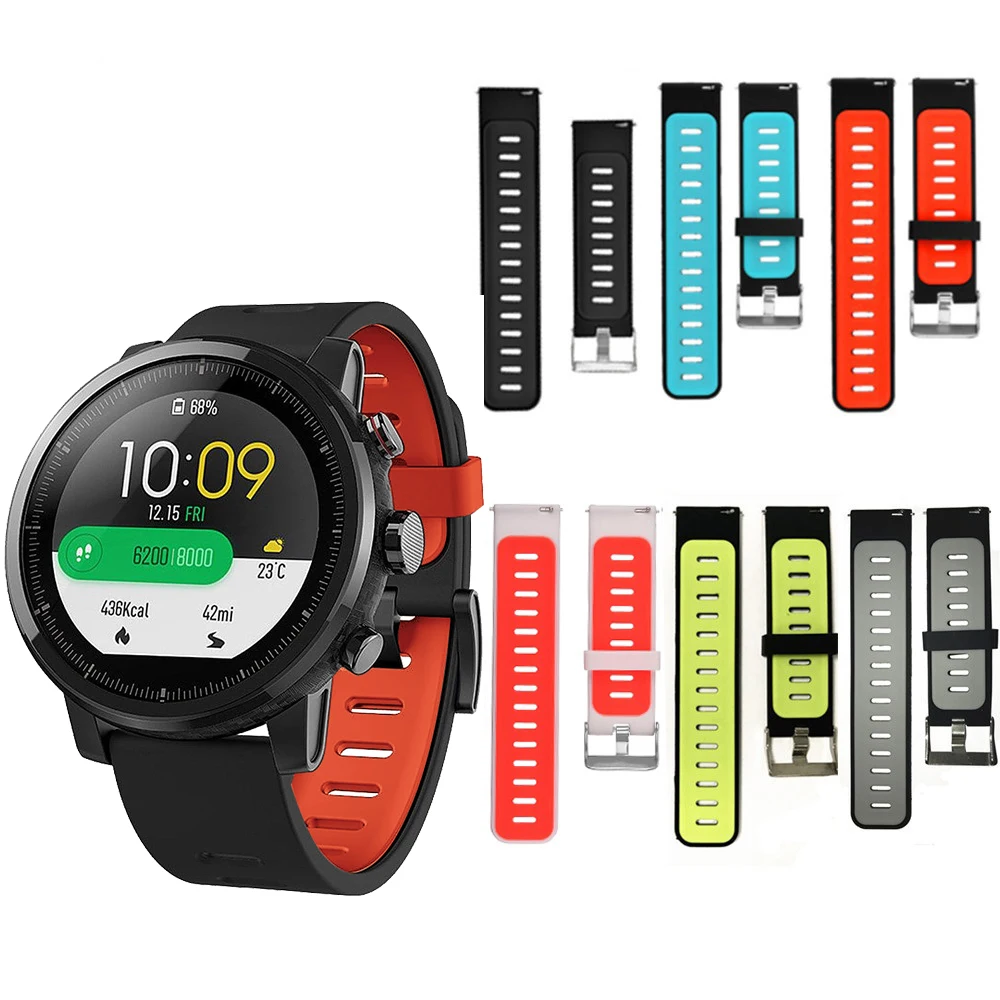 Для оригинального Xiaomi Huami Amazfit Stratos 2 2S для amazfit темп браслет ремень smart watch band 22 мм мягкий силиконовый браслет
Для оригинального Xiaomi Huami Amazfit Stratos 2 2S для amazfit темп браслет ремень smart watch band 22 мм мягкий силиконовый браслет
