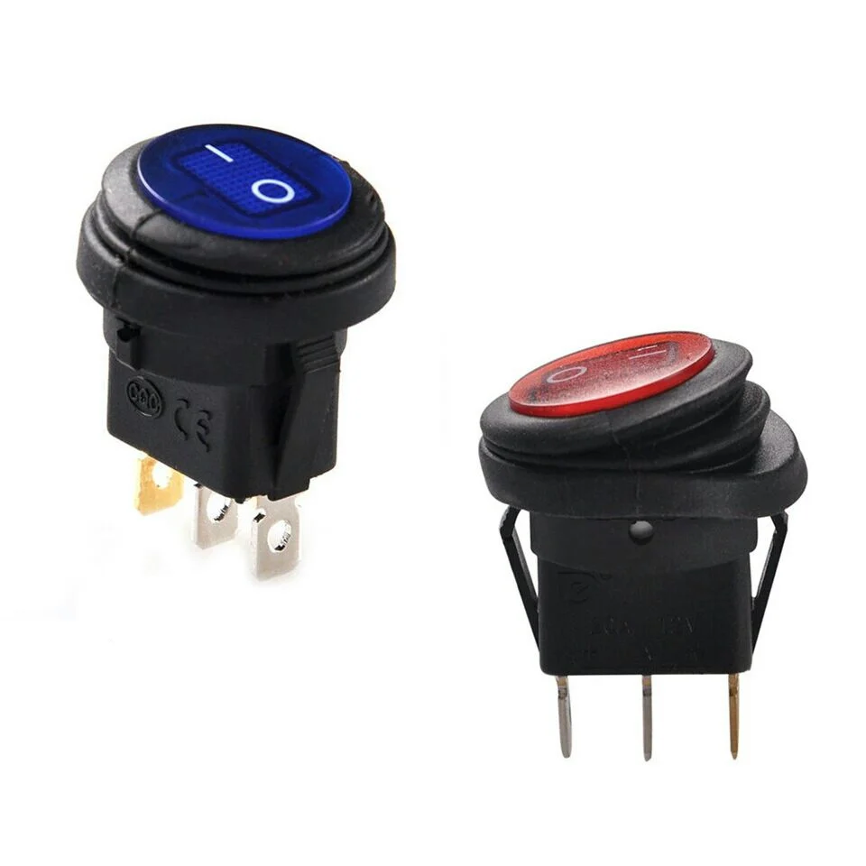 100pcs 12V DC 25A On/Off Rocker Switch IP65 Waterproof 3Pin SPST LED illuminated Hot Sale Low Price for car motorcycle ATV
100pcs 12V DC 25A On/Off Rocker Switch IP65 Waterproof 3Pin SPST LED illuminated Hot Sale Low Price for car motorcycle ATV