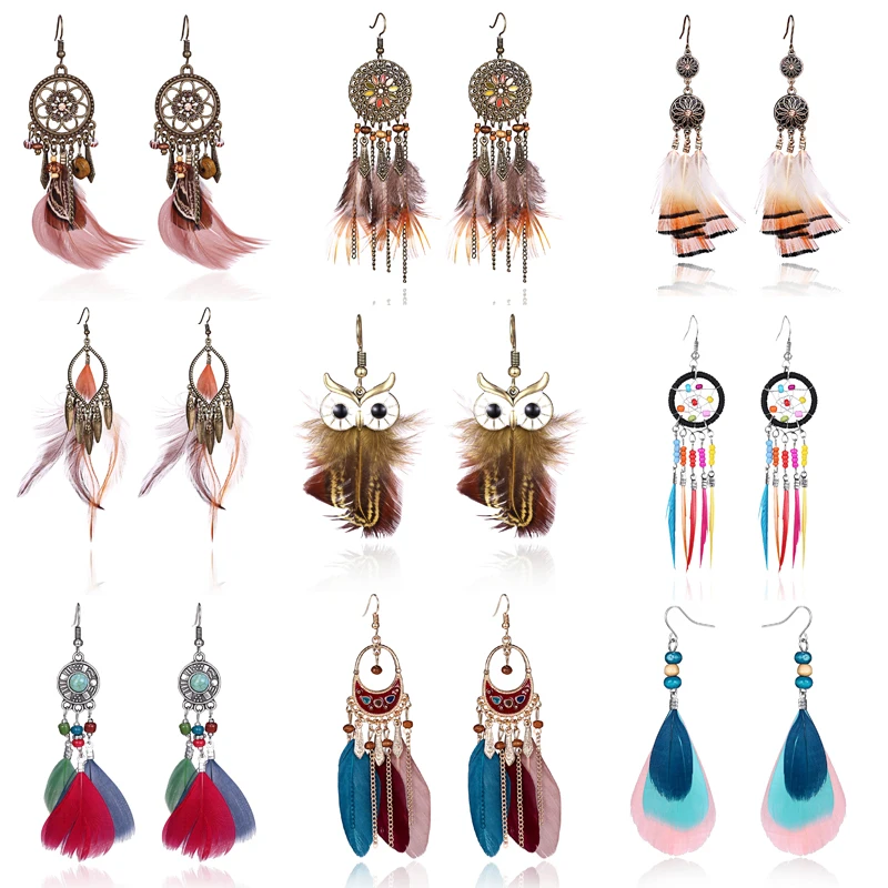 Tassel Dangle Long Earrings For Women Owl Leaf feather earrings Brincos Bijoux Jewelry Wedding Earrings Bride Jewelry
Tassel Dangle Long Earrings For Women Owl Leaf feather earrings Brincos Bijoux Jewelry Wedding Earrings Bride Jewelry