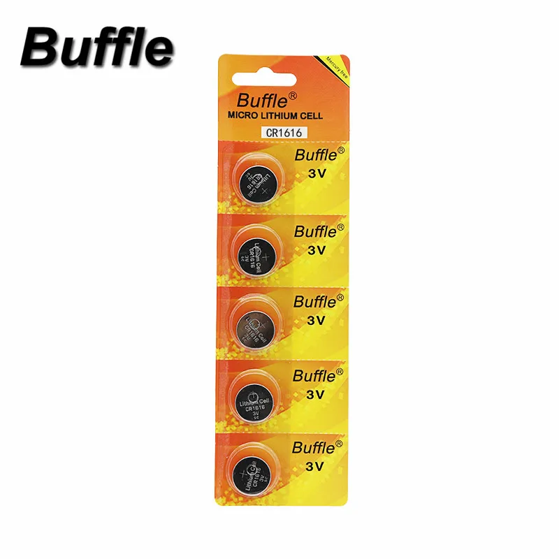 Buffle 5pcs/pack 3V CR1616 Button DL1616 ECR1616 LM1616 Cell Coin Lithium Batteries For 3D Glasses
Buffle 5pcs/pack 3V CR1616 Button DL1616 ECR1616 LM1616 Cell Coin Lithium Batteries For 3D Glasses