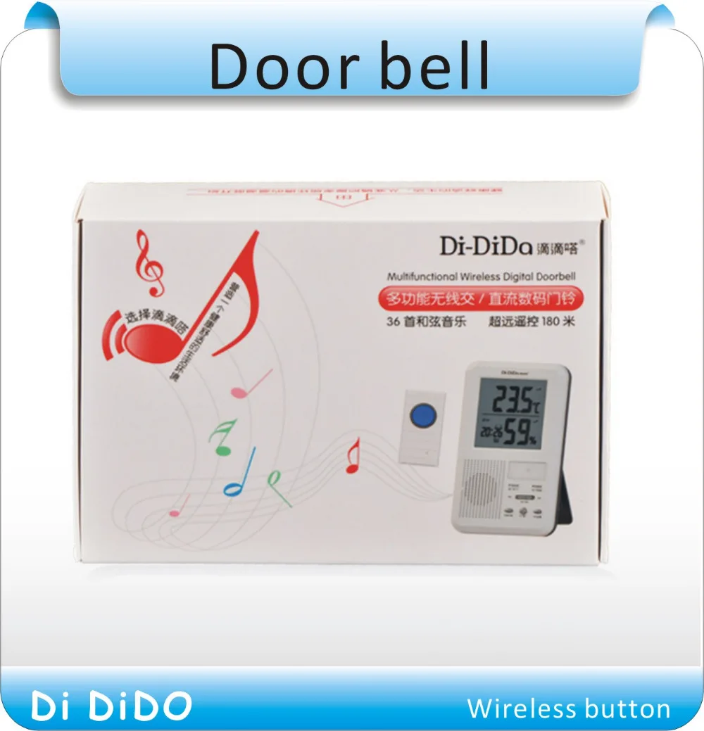 Free shipping Multifunctional LCD Calendar Panic Alarm Clock Wireless Door Bell Transmitter Receiver Door Chime Door Bell
Free shipping Multifunctional LCD Calendar Panic Alarm Clock Wireless Door Bell Transmitter Receiver Door Chime Door Bell