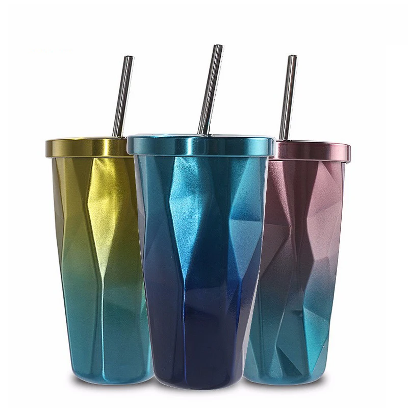 Free Custom Ms. Likes HOT SALE Coffee Cup 500ml Creative Diamond Straw Drinking Water Cup Stainless Steel Vacuum Flask Office
Free Custom Ms. Likes HOT SALE Coffee Cup 500ml Creative Diamond Straw Drinking Water Cup Stainless Steel Vacuum Flask Office