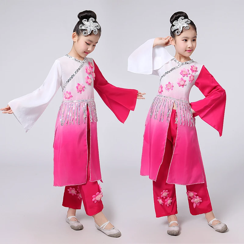 3 Color Children's Festive Classical Yangko Dance Wear Girls Chinese Folk Dance Performance Dance Costume for Girls
3 Color Children's Festive Classical Yangko Dance Wear Girls Chinese Folk Dance Performance Dance Costume for Girls