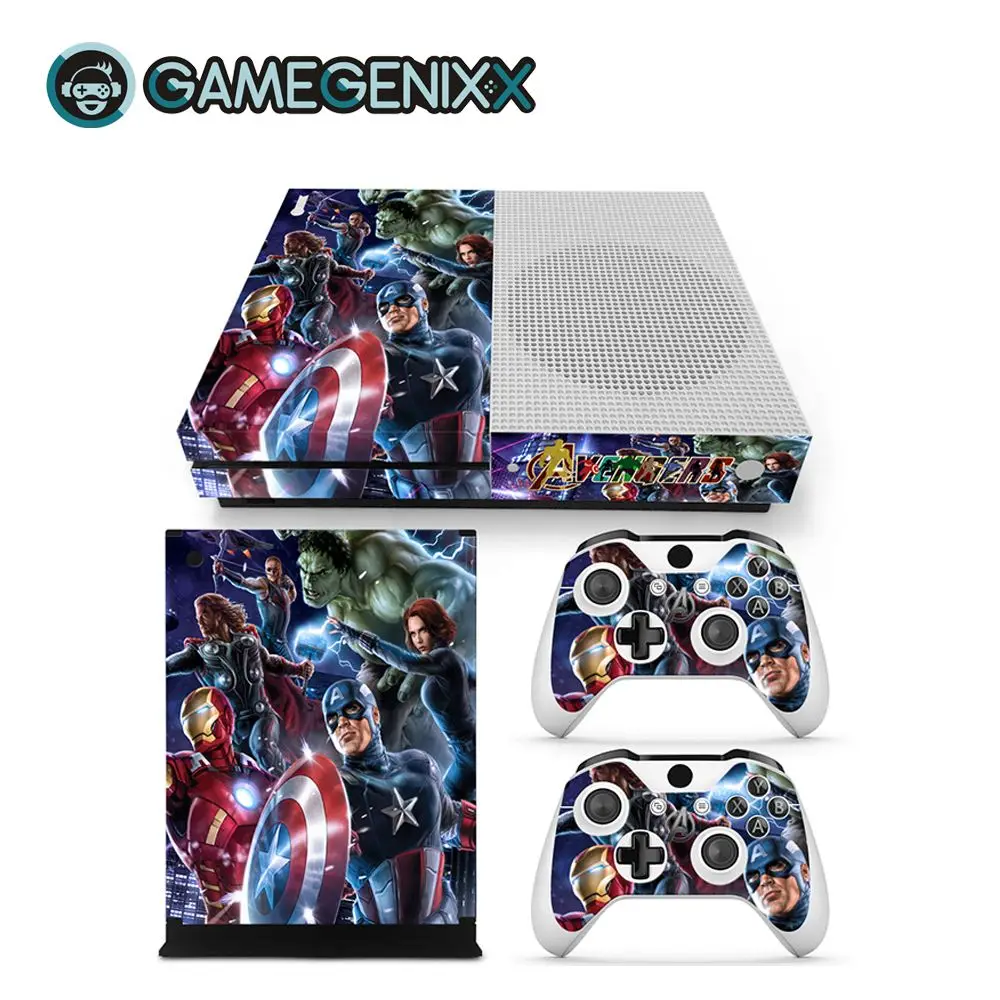 Наклейка на кожу GAMEGENIXX виниловая оберточная крышка полный набор для Xbox One Slim