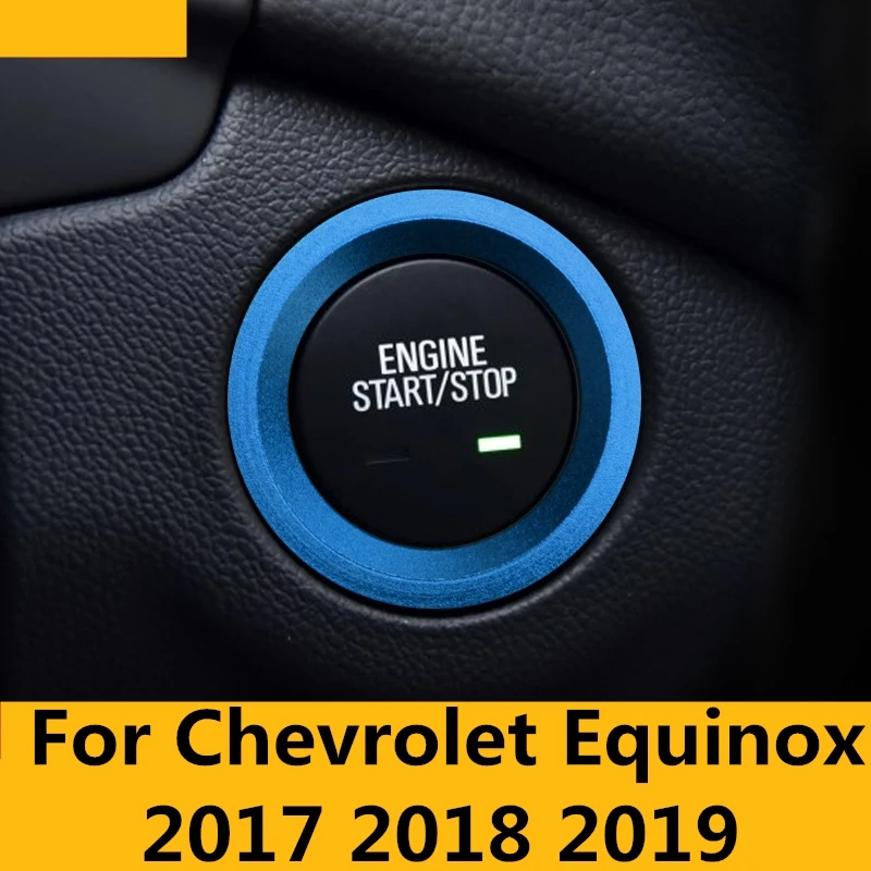 Кнопка запуска двигателя для Chevrolet Equinox 2017 2018 2019 сменная крышка кнопка остановки