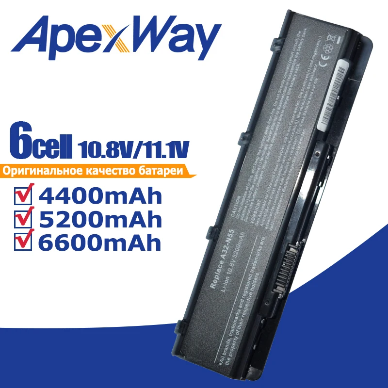 11.1v Battery A32-N55 07G016 HY1875 for Asus N45 N45E N45S N45F N55 N55E N55S N55SF N75 N75E N75S N75SF
11.1v Battery A32-N55 07G016 HY1875 for Asus N45 N45E N45S N45F N55 N55E N55S N55SF N75 N75E N75S N75SF