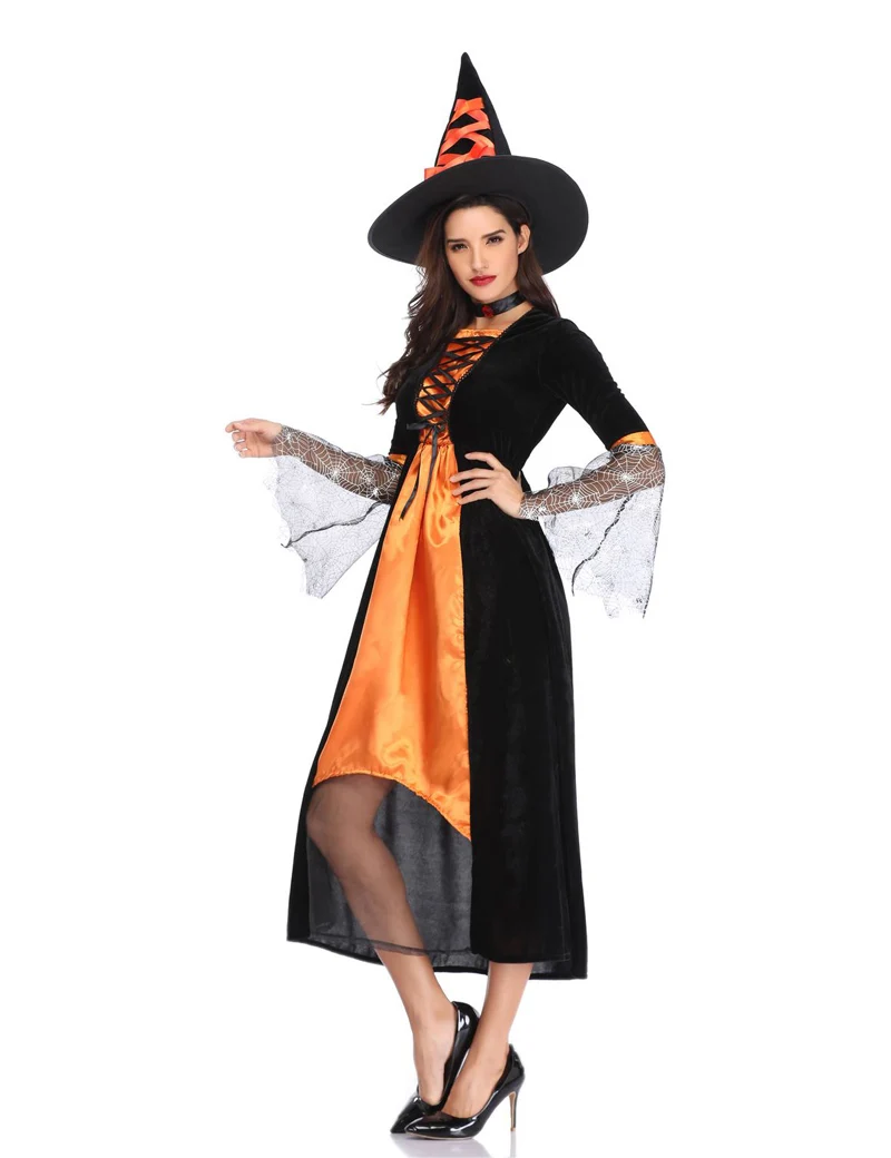 MOONIGHT Women Sexy Unique Witch Costume Dress Cosplay Party Fancy Dress for Adult Female Halloween Costumes
MOONIGHT Women Sexy Unique Witch Costume Dress Cosplay Party Fancy Dress for Adult Female Halloween Costumes