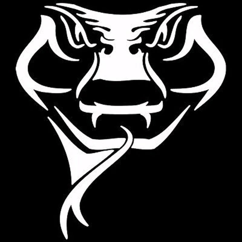 13.3cm*15cm Interesting Snake Face Vinyl Decals Car Sticker Car-styling Black/Silver S6-3151
13.3cm*15cm Interesting Snake Face Vinyl Decals Car Sticker Car-styling Black/Silver S6-3151