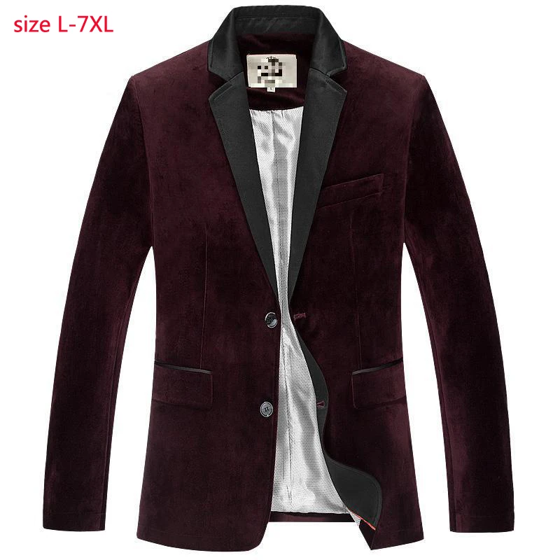 2019 New Arrival Fashion High Quality Spring Large Suit Men Single Breasted Casual Velvet Mens Blazers Plus Size LXL2XL-6XL 7XL
2019 New Arrival Fashion High Quality Spring Large Suit Men Single Breasted Casual Velvet Mens Blazers Plus Size LXL2XL-6XL 7XL