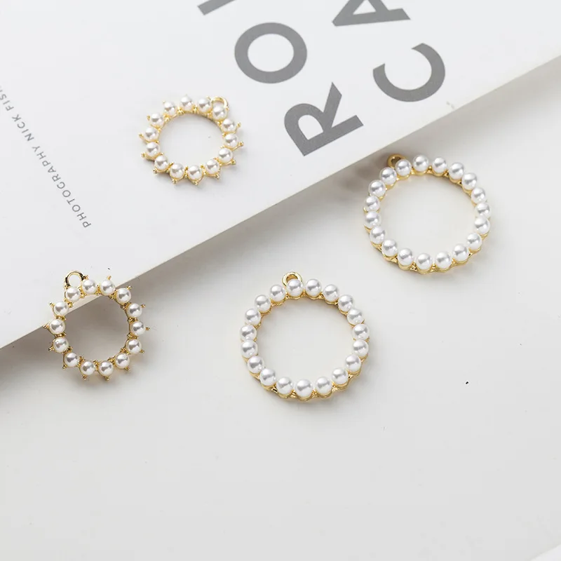 50pcs/lot 24mm 30mm Gold Color Alloy Material Imitation Pearl Round Shape charm pendants charms for diy jewelry making Wholesale
50pcs/lot 24mm 30mm Gold Color Alloy Material Imitation Pearl Round Shape charm pendants charms for diy jewelry making Wholesale