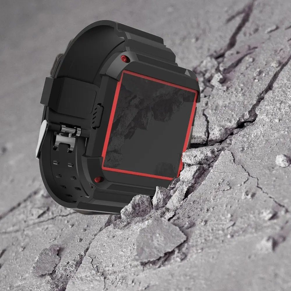 2 in 1 Sport Silicone Resilient Shockproof Protective Frame Case+ Watch Band Wrist Strap for Fitbit Ionic Smart watch Band
2 in 1 Sport Silicone Resilient Shockproof Protective Frame Case+ Watch Band Wrist Strap for Fitbit Ionic Smart watch Band