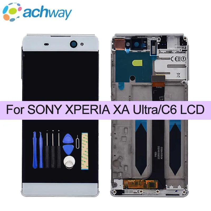 ЖК-дисплей 6,0 дюйма для SONY Xperia C6 XA Ultra F3211 F3213 F321, дисплей с сенсорным экраном и дигитайзером в сборе, Замена для Sony XA Ultra LCD
ЖК-дисплей 6,0 дюйма для SONY Xperia C6 XA Ultra F3211 F3213 F321, дисплей с сенсорным экраном и дигитайзером в сборе, Замена для Sony XA Ultra LCD