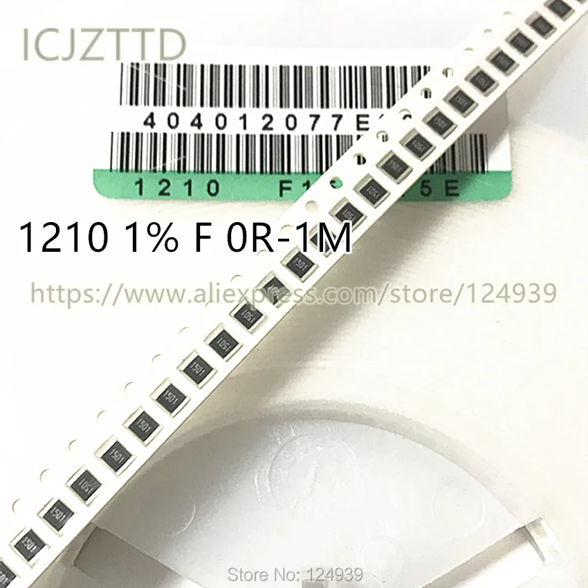 100PCS SMD 1210 1% F 3225 3.2*2.5 1/3W 43R 47R 51R 56R 62R 68R 75R 82R 91R 100R 110R 120R 130R 150R 160R 180R 200R 220R 240R
100PCS SMD 1210 1% F 3225 3.2*2.5 1/3W 43R 47R 51R 56R 62R 68R 75R 82R 91R 100R 110R 120R 130R 150R 160R 180R 200R 220R 240R