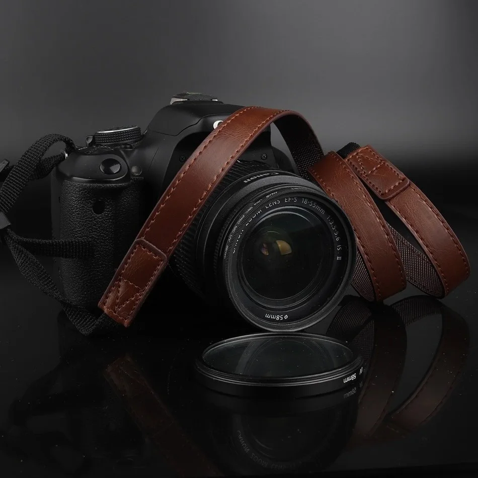 PU кожаный плечевой ремешок для камеры шейный ремень Olympus OM D E M10 Mark II EM10 M5 PEN F P5 PL5 PL6