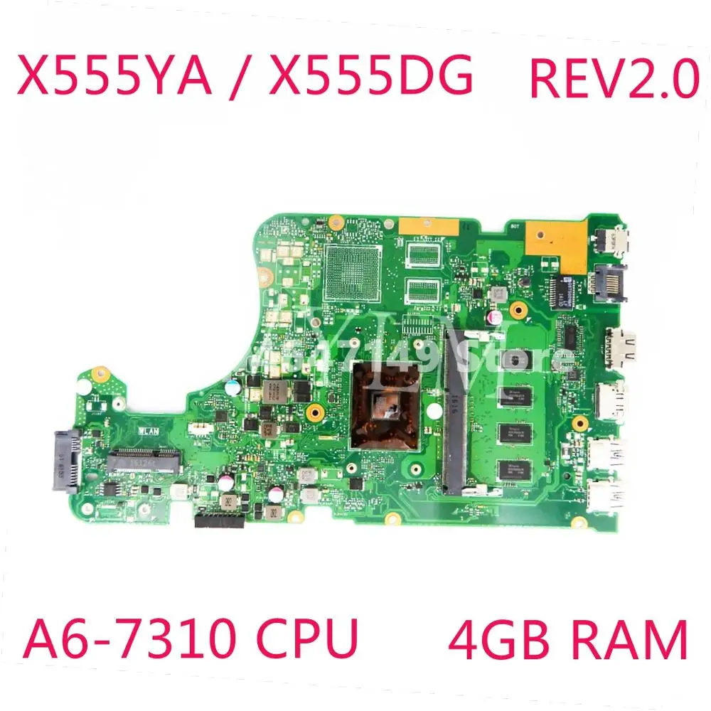 X555YA A6-7310 Процессор 4 Гб Оперативная память материнская плата REV2.0 для ASUS X555Y X555YA X555YI X555DG A555D X555D ноутбук материнская плата Тест 100% ОК
X555YA A6-7310 Процессор 4 Гб Оперативная память материнская плата REV2.0 для ASUS X555Y X555YA X555YI X555DG A555D X555D ноутбук материнская плата Тест 100% ОК