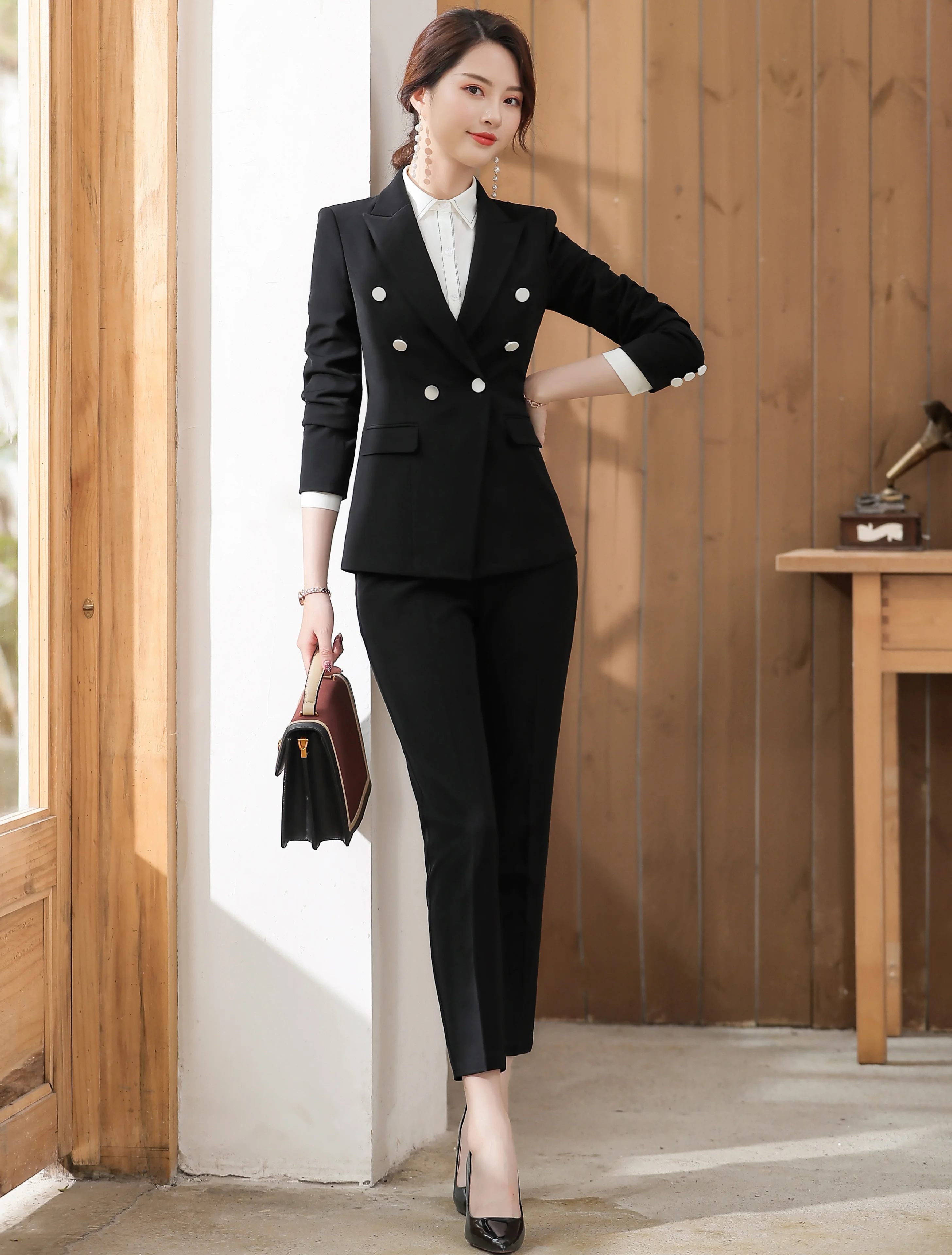Women Coat 2019 England Style Solid Double Breasted Slim Blazer Office Lady Work Casual Business Blazers Suits Female
Women Coat 2019 England Style Solid Double Breasted Slim Blazer Office Lady Work Casual Business Blazers Suits Female