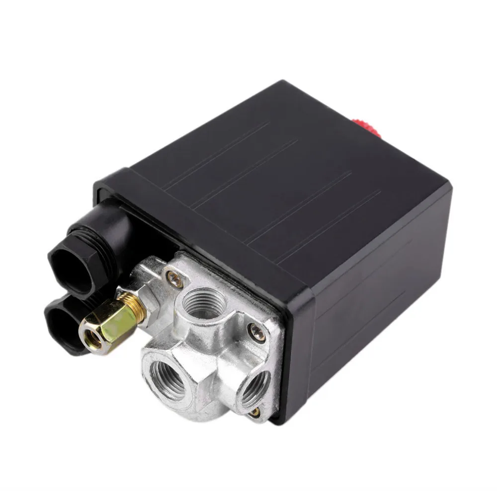 High Quality 1Pc Heavy Duty Air Compressor Pressure Switch Control Valve 90 PSI -120 PSI Air Compressor Switch Control
High Quality 1Pc Heavy Duty Air Compressor Pressure Switch Control Valve 90 PSI -120 PSI Air Compressor Switch Control