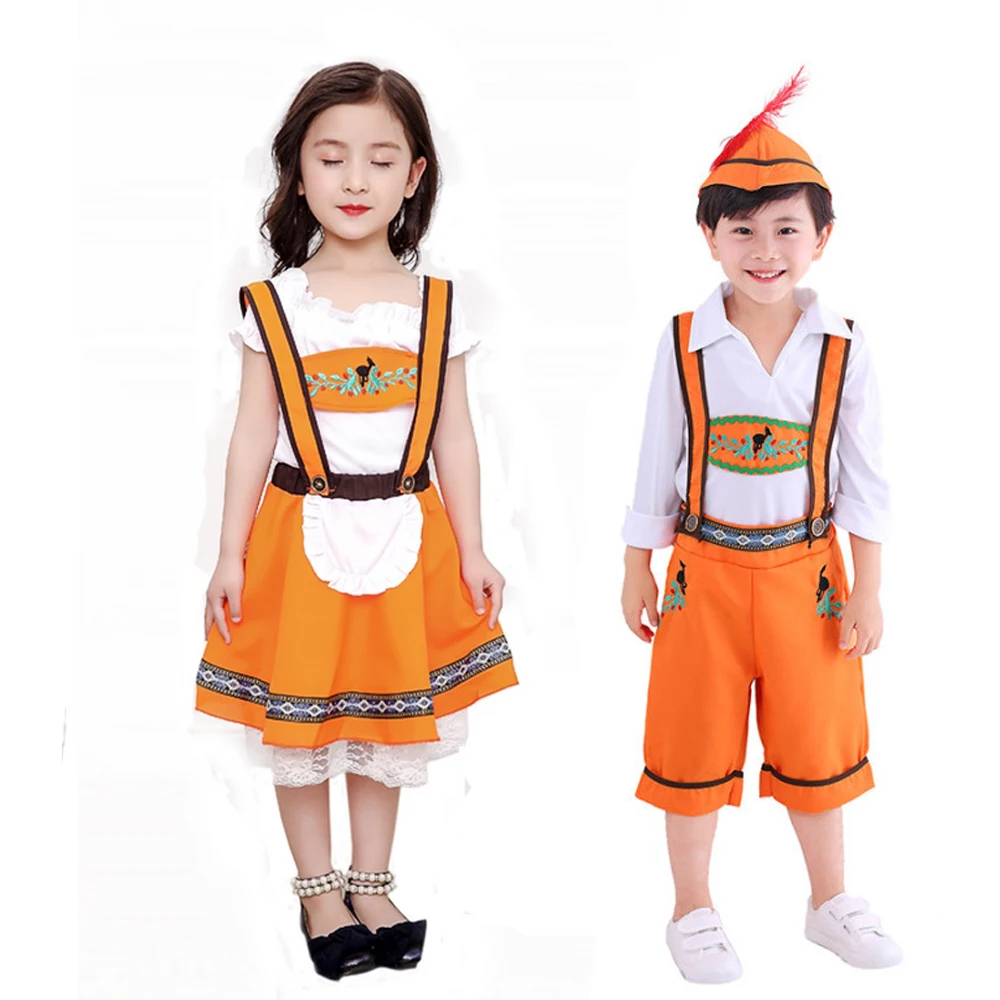 Children's Day Boy Girl Leather Shorts Oktoberfest Cosplay Costume Stage Performance Uniforms Kids Beer Waiter Maid Dress
Children's Day Boy Girl Leather Shorts Oktoberfest Cosplay Costume Stage Performance Uniforms Kids Beer Waiter Maid Dress