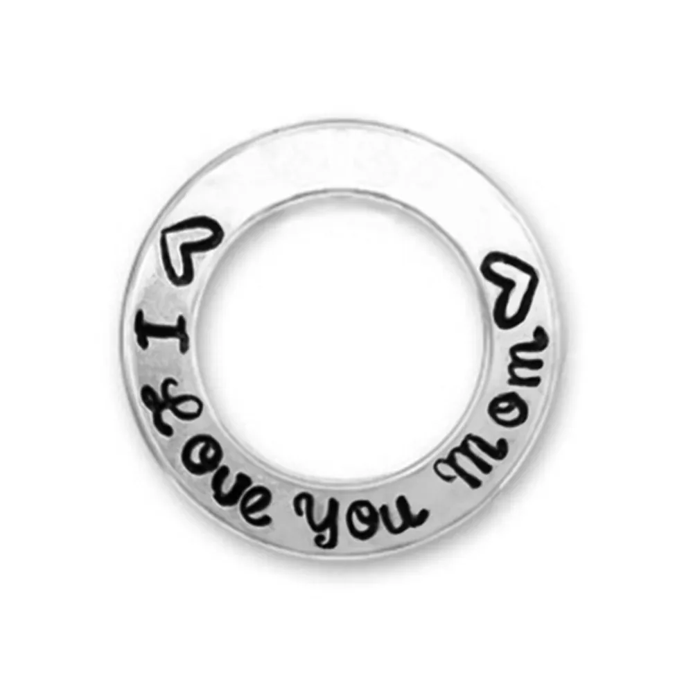 Двухстороннее гравированное кольцо с посланием i love you mmore wwjd толерантность follow your
