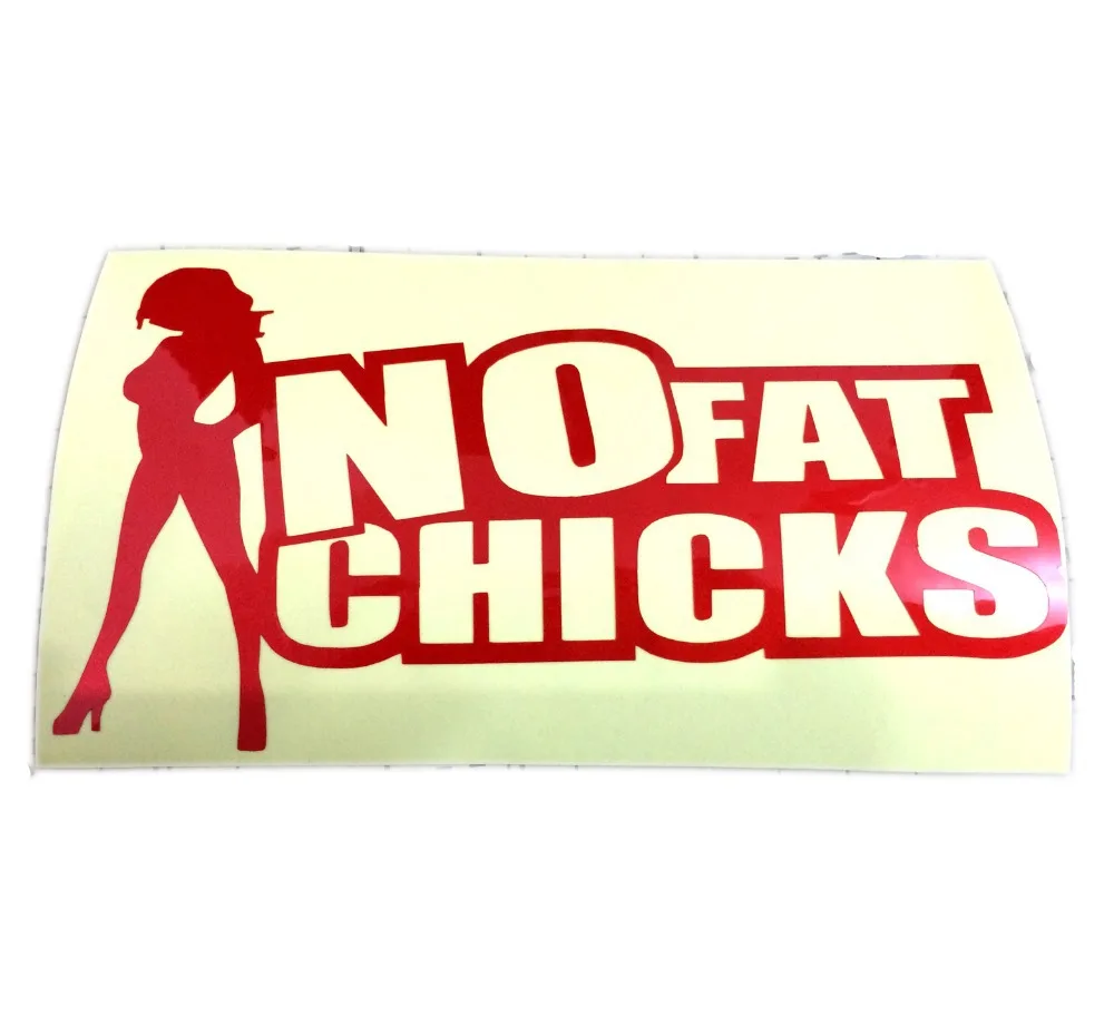 Car decals No Fat Chicks 15x11 cm car motorcycle decals vinyl waterproof outdoor stickers
Car decals No Fat Chicks 15x11 cm car motorcycle decals vinyl waterproof outdoor stickers