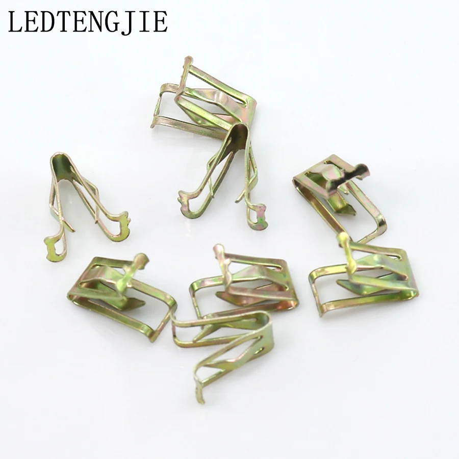 LEDTENGJIE 20 шт. автомобильные крепежи стальные зажимы фиксаторы универсальные