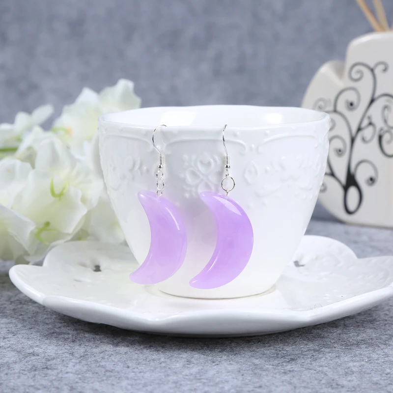 1pair Fashion Craft Resin Honey Moon shape Drop Earrings For Women Japan/Korean Fashion Jewelry
1pair Fashion Craft Resin Honey Moon shape Drop Earrings For Women Japan/Korean Fashion Jewelry