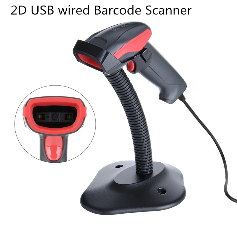 2D Barcode Scanner USB Wired Bar Code Scanner Laser Automatic Portable Handheld QR Code Reader AK18 for POS Drop Shipping
2D Barcode Scanner USB Wired Bar Code Scanner Laser Automatic Portable Handheld QR Code Reader AK18 for POS Drop Shipping