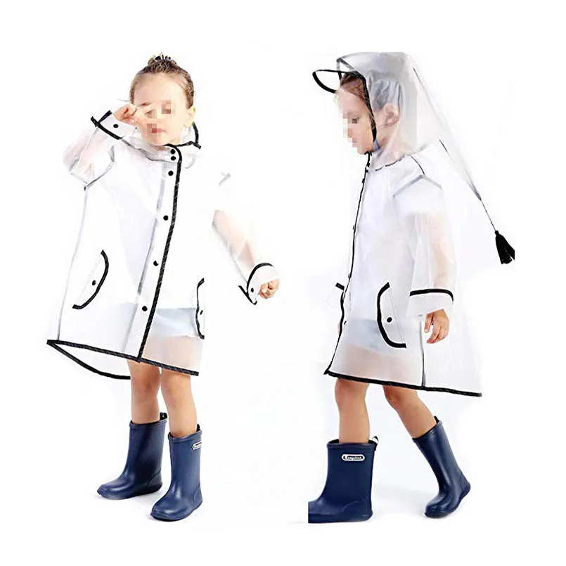 wholesale custom good quality fashion kids half transparent clear plastic raincoats
wholesale custom good quality fashion kids half transparent clear plastic raincoats