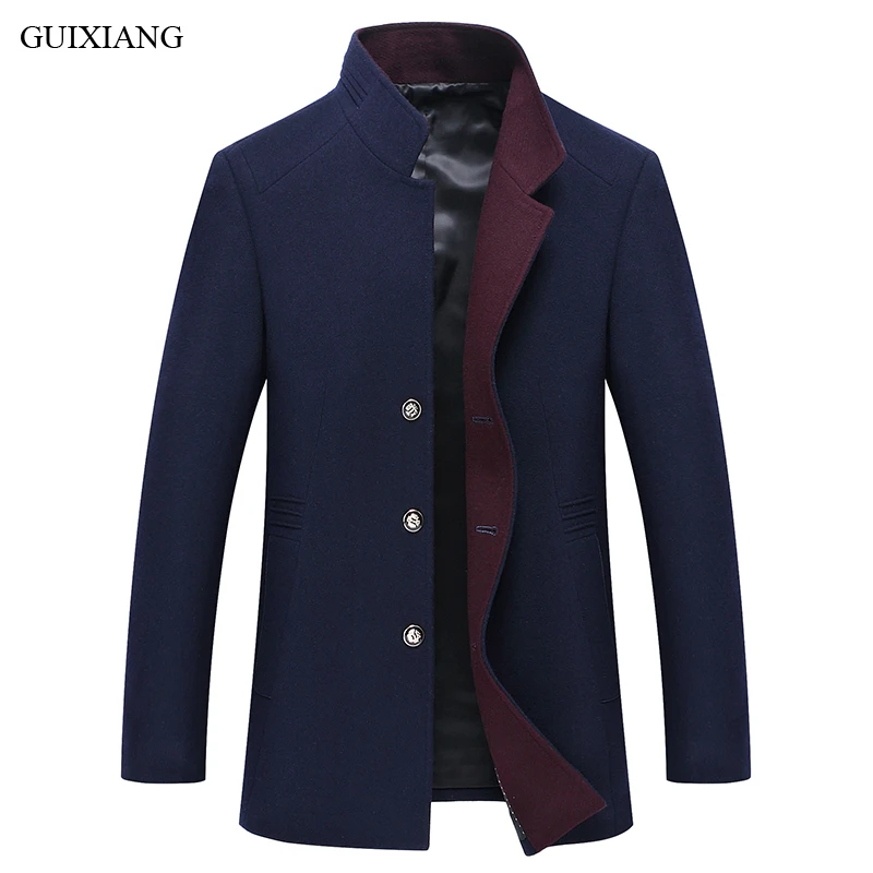2018 New Style Men Boutique Leisure Woolen Overcoat Business Casual Solid Slim Men's Stand Collar Woolen Blazer Jacket M-3XL
2018 New Style Men Boutique Leisure Woolen Overcoat Business Casual Solid Slim Men's Stand Collar Woolen Blazer Jacket M-3XL