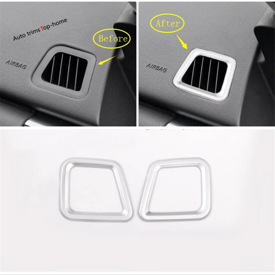 Dashboard Air Conditioning AC Outlet Vent Frame Cover Trim For Jaguar E-pace E pace 2018 - 2023 ABS Matte Interior Accessories
Dashboard Air Conditioning AC Outlet Vent Frame Cover Trim For Jaguar E-pace E pace 2018 - 2023 ABS Matte Interior Accessories