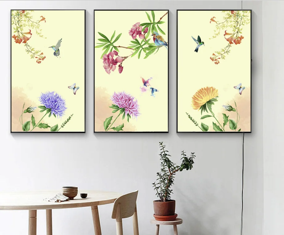 Triple paintings Nordic style decorative painting cactus abstract decorative paintings no frame for living room
Triple paintings Nordic style decorative painting cactus abstract decorative paintings no frame for living room