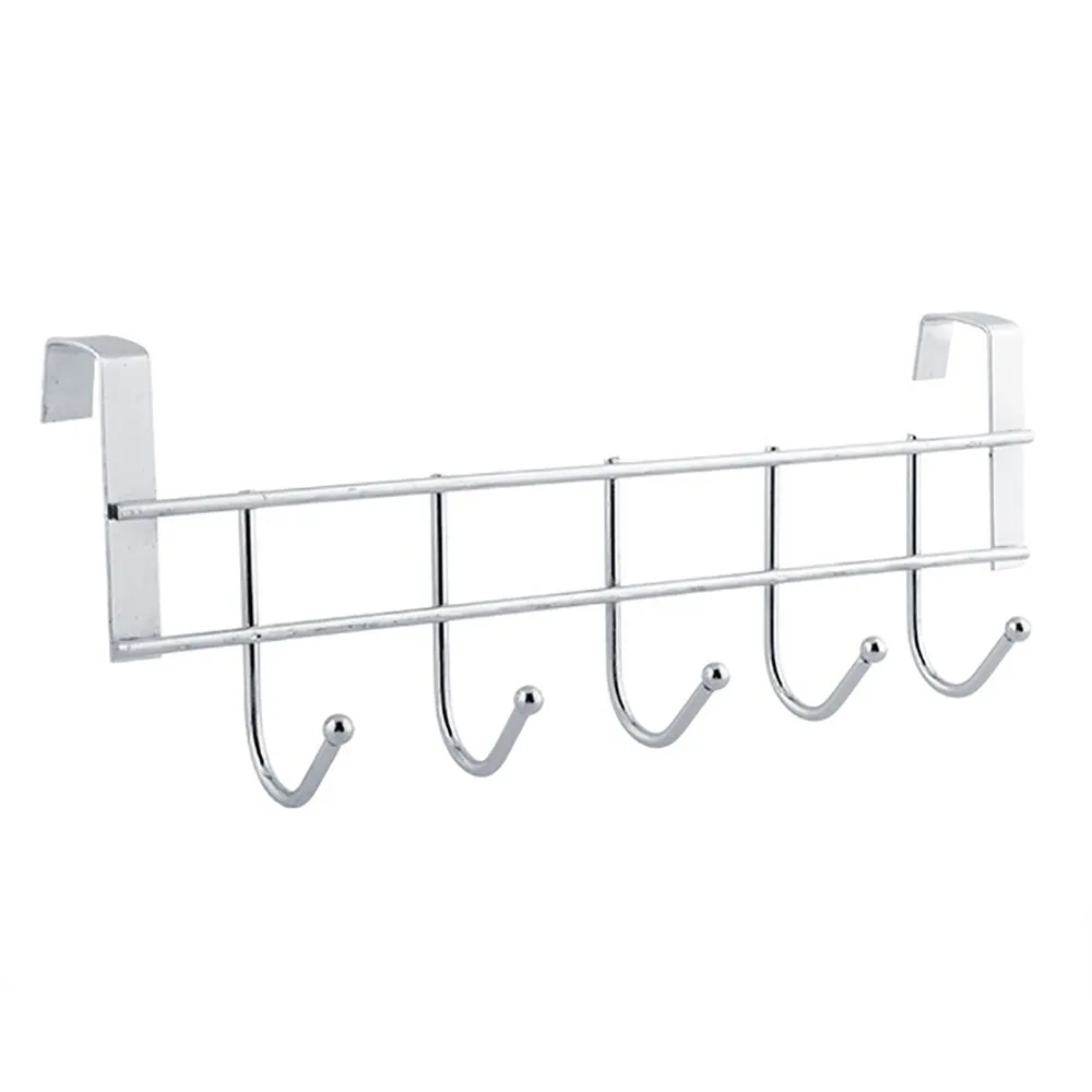 5 Hooks 1PC 25x9cm clothing Hooks Coat Towel Hanger Rack Holder Shelf Over Door Home Bathroom Kitchen Mnycxen A30
5 Hooks 1PC 25x9cm clothing Hooks Coat Towel Hanger Rack Holder Shelf Over Door Home Bathroom Kitchen Mnycxen A30