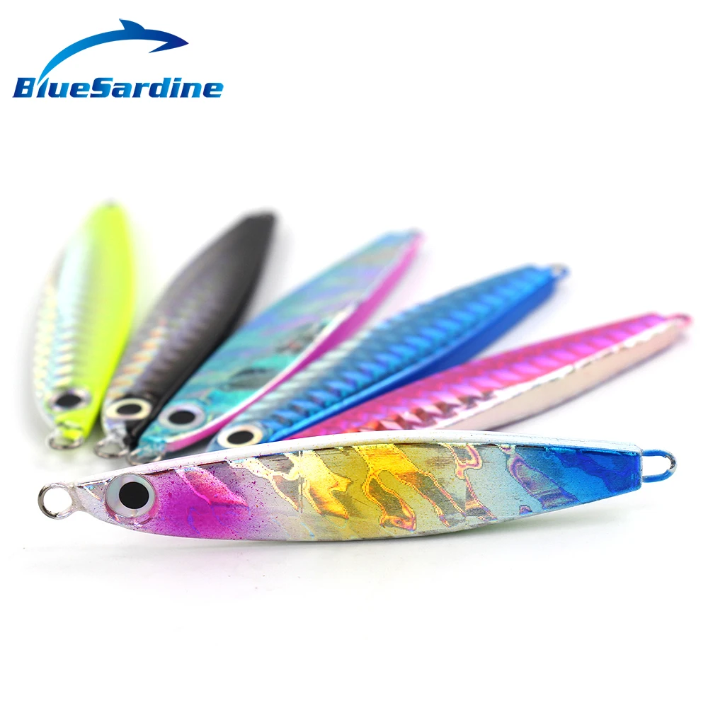 BlueSardine 22G 7.5CM 6PCS Jigging Lure Lead fish Metal Jig Fishing Lure Paillette Knife Wobbler Artificial Hard Bait Laser Body
BlueSardine 22G 7.5CM 6PCS Jigging Lure Lead fish Metal Jig Fishing Lure Paillette Knife Wobbler Artificial Hard Bait Laser Body