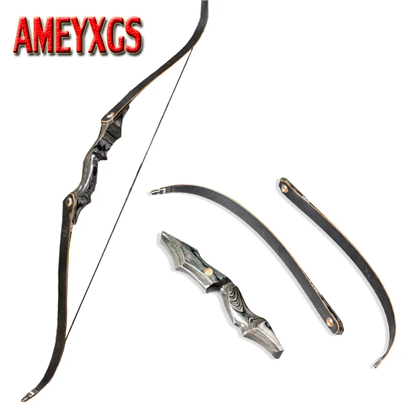 58 Inch Archery Takedown Recurve Bow Draw Weight 25-50lbs Right Hand Bow Handle Hunting Shooting Accessories
58 Inch Archery Takedown Recurve Bow Draw Weight 25-50lbs Right Hand Bow Handle Hunting Shooting Accessories
