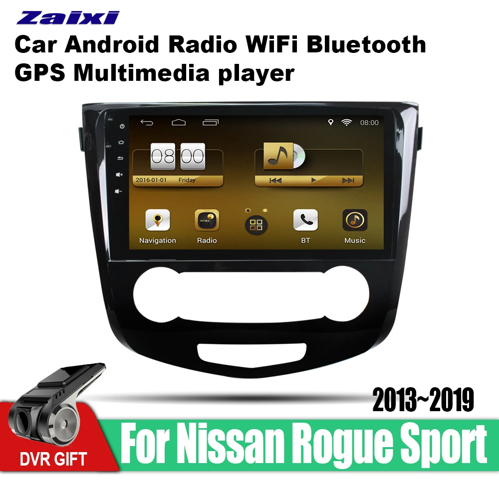 Автомобильный gps мультимедийный плеер ZaiXi для Nissan Rogue Sport 2013 ~ 2019 автомобильный Android