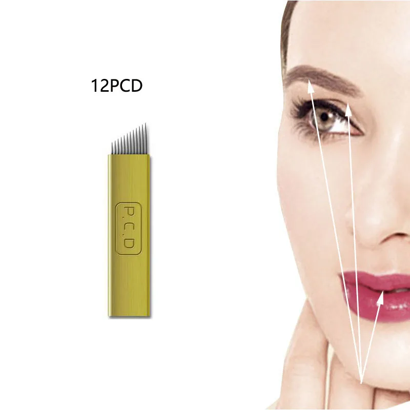microblading PCD золотистый цвет татуировки иглы для бровей татуировки с свободной перевозкой груза 12 Pins
microblading PCD золотистый цвет татуировки иглы для бровей татуировки с свободной перевозкой груза 12 Pins