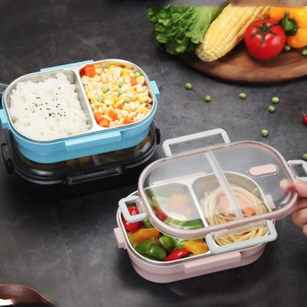 Japanese Microwave Bento Box Stainless Steel Child Lunch Box Leak-Proof Bento Lunch Box For Kids 2 Layer School Food Container
Japanese Microwave Bento Box Stainless Steel Child Lunch Box Leak-Proof Bento Lunch Box For Kids 2 Layer School Food Container