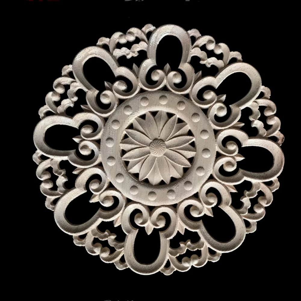Carving Natural Wood Appliques for Furniture Cabinet Unpainted Wooden Mouldings Decal Decorative Figurines Craft 20CM 35CM 40CM
Carving Natural Wood Appliques for Furniture Cabinet Unpainted Wooden Mouldings Decal Decorative Figurines Craft 20CM 35CM 40CM
