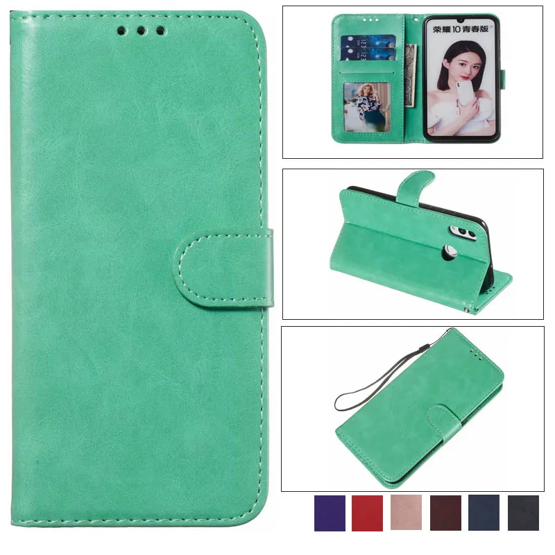 Чехол Crazy Horse из искусственной кожи PU для huawei P20 P30 Mate 20 10 8A Y6 Y7 P Smart 2019 флип подставка