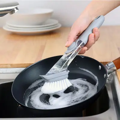 Japanese kitchen cleaning brush with cleaning sponge Long Handle Soap Dispensing Soap Brush cleaning tools Kitchen accessories
Japanese kitchen cleaning brush with cleaning sponge Long Handle Soap Dispensing Soap Brush cleaning tools Kitchen accessories