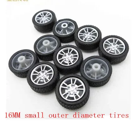 40PCS free shipping 16MM mini rubber wheel four-wheel drive wheel DIY toy small production plastic wheel model Technologies
40PCS free shipping 16MM mini rubber wheel four-wheel drive wheel DIY toy small production plastic wheel model Technologies