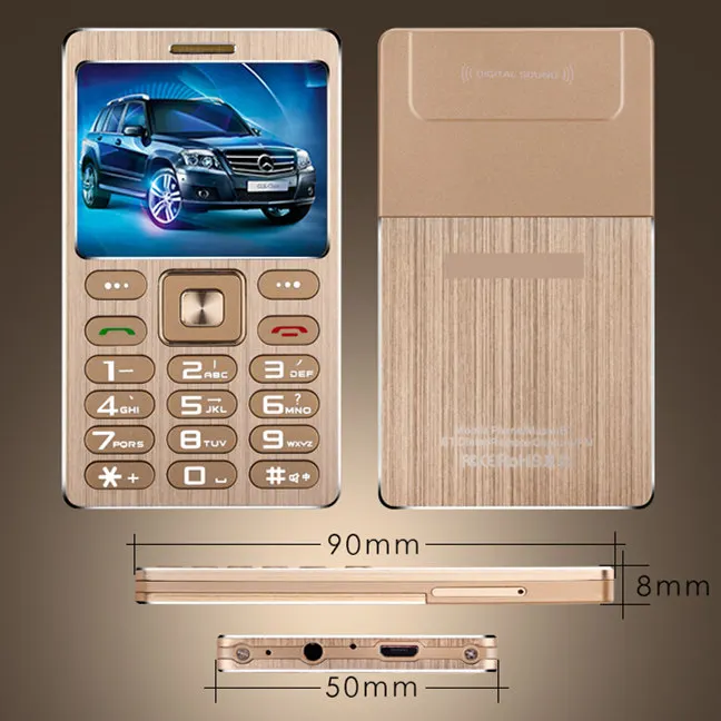 A10 Phone With Super Mini Ultrathin Card Luxury MP3 Bluetooth 1.77 inch Dustproof Shockproof phone H-mobile A10
A10 Phone With Super Mini Ultrathin Card Luxury MP3 Bluetooth 1.77 inch Dustproof Shockproof phone H-mobile A10