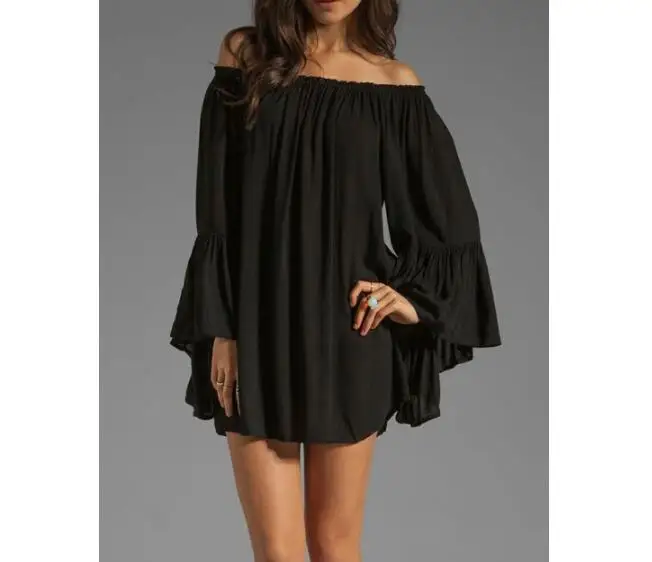 Autumn Bohemian Beach Sexy Dress Off Shoulder Slash Neck Elegant Dresses Casual Loose Vestidos
Autumn Bohemian Beach Sexy Dress Off Shoulder Slash Neck Elegant Dresses Casual Loose Vestidos