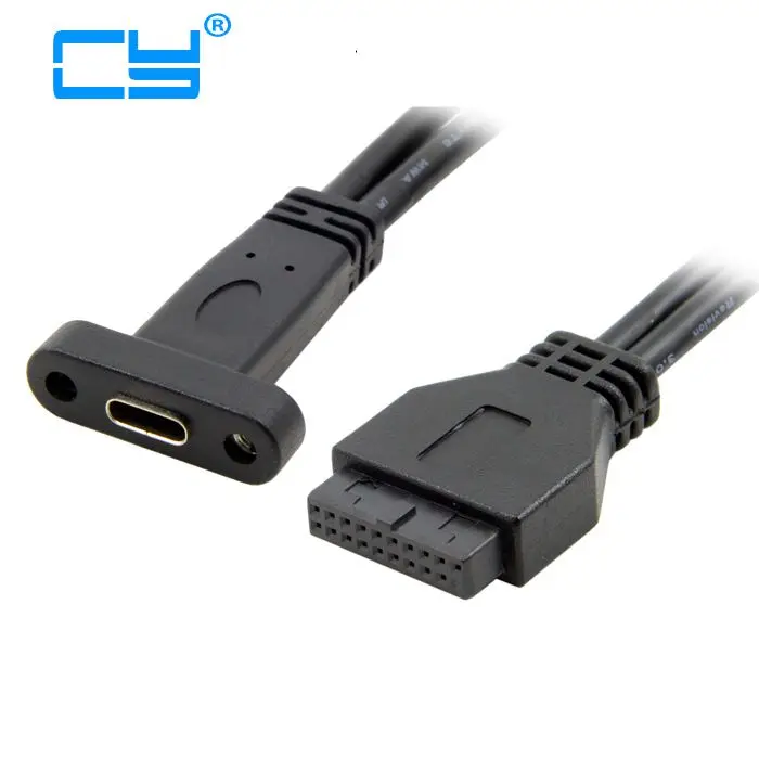 Расширительный кронштейн для задней панели USB Type-C, 20-контактный разъем для материнской платы в USB 3,1, Кабель-адаптер преобразователя
Расширительный кронштейн для задней панели USB Type-C, 20-контактный разъем для материнской платы в USB 3,1, Кабель-адаптер преобразователя