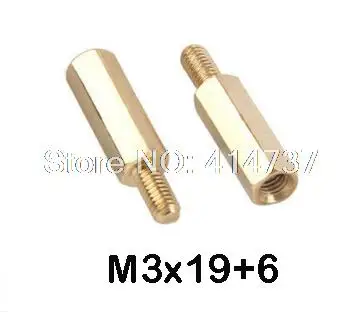 Brass Screws 200Pcs/lot High Quality M3*19 Male to Female Brass Standoff Spacer Thread Lengten 6mm
Brass Screws 200Pcs/lot High Quality M3*19 Male to Female Brass Standoff Spacer Thread Lengten 6mm