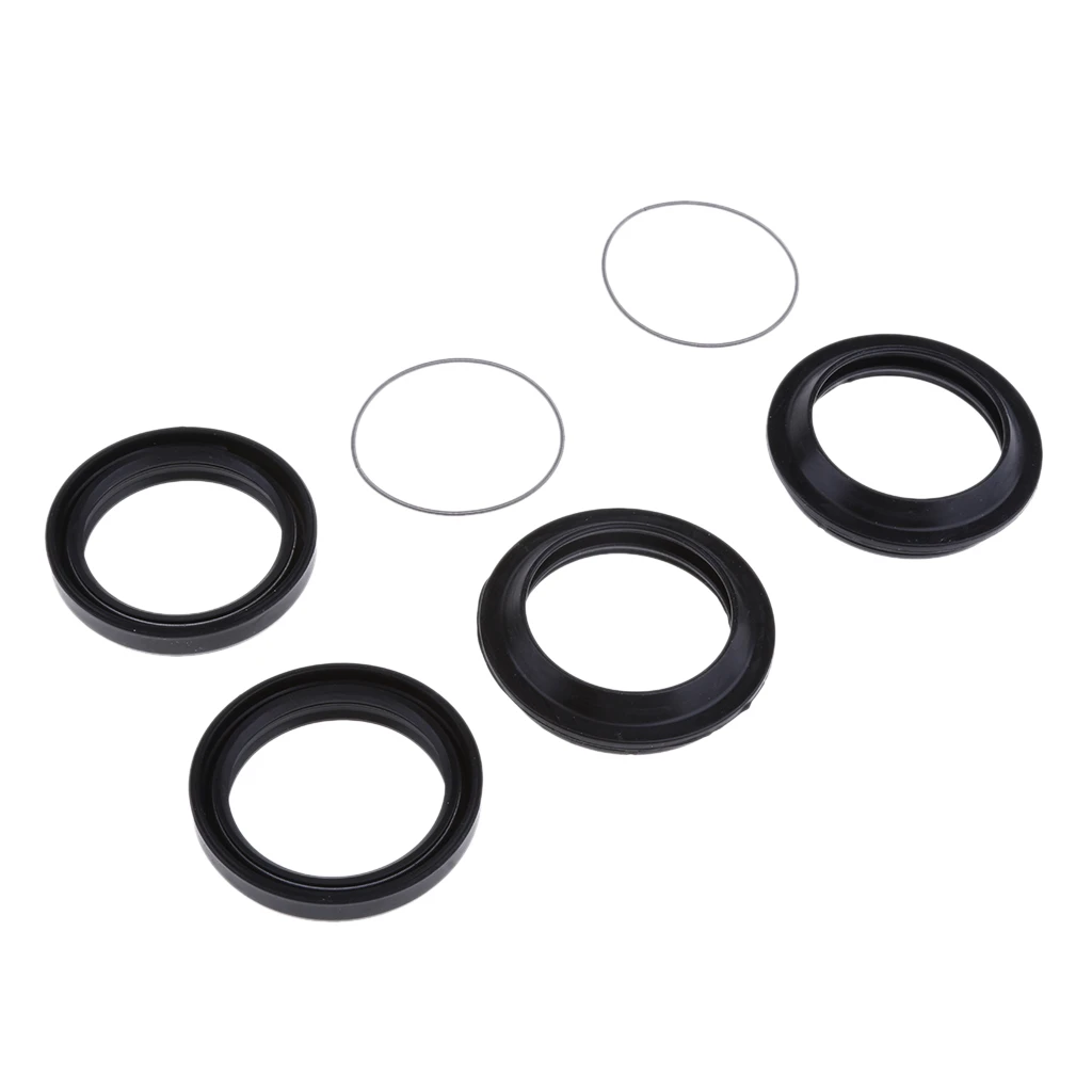 Rubber Front Fork Oil Seal and Dust Seal Set Black Auto Replacement Part for Yamaha XJR400 41x53x8mm
Rubber Front Fork Oil Seal and Dust Seal Set Black Auto Replacement Part for Yamaha XJR400 41x53x8mm