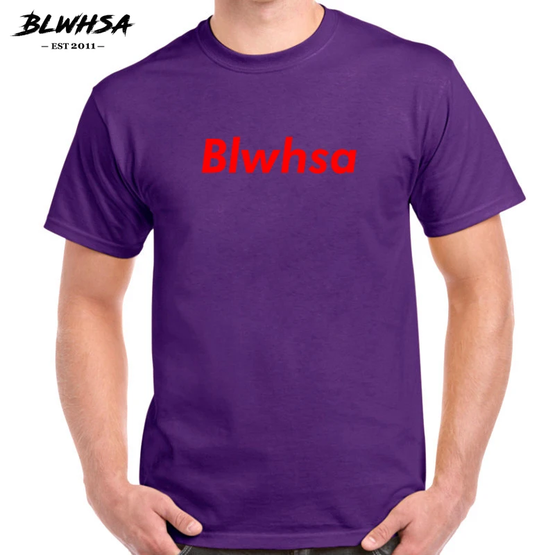 BLWHSA XS-XXL Casual T Shirt Mens Short Sleeve O-neck Blwhsa Letters Printed 100% Cotton T Shirt for Men Brand Hip Hop Tee&top
BLWHSA XS-XXL Casual T Shirt Mens Short Sleeve O-neck Blwhsa Letters Printed 100% Cotton T Shirt for Men Brand Hip Hop Tee&top