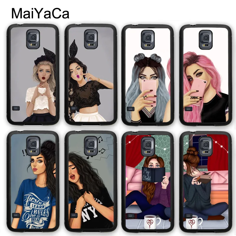 BFF девушка лучший друг пара чехол для Samsung A20e A21S M21 M31 A71 A51 A50 A70 Galaxy Note 20 Ultra S9 S20 S10