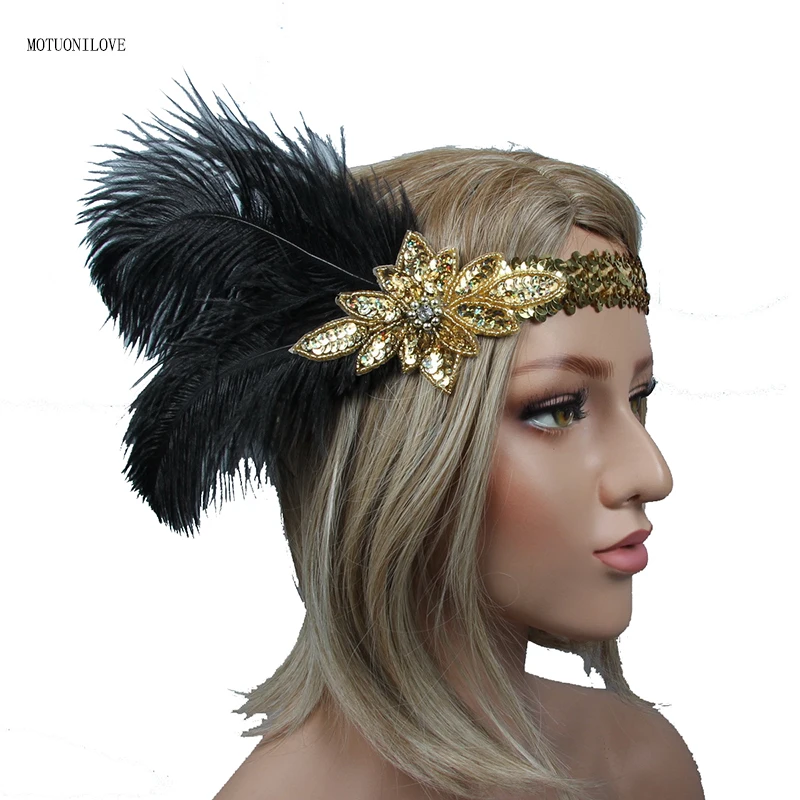 Intricate Black Feather Gold Rhinestone Girls Headband with Sequins Bridal Headwear for Wedding Prom Occasion Accesoire Mariage
Intricate Black Feather Gold Rhinestone Girls Headband with Sequins Bridal Headwear for Wedding Prom Occasion Accesoire Mariage